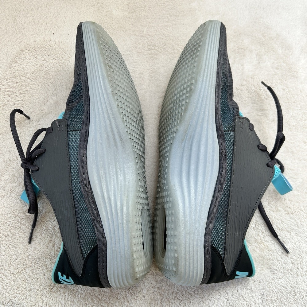 Nike Solarsoft Moccasin Running Shoes Gray Blue US Size 12 555301-040 EUC - Picture 7 of 8